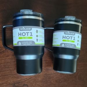 A Bundle of 2 Reduce Hot1 Stainless Steel Mug